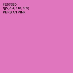 #E076BD - Persian Pink Color Image