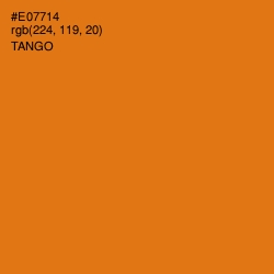 #E07714 - Tango Color Image