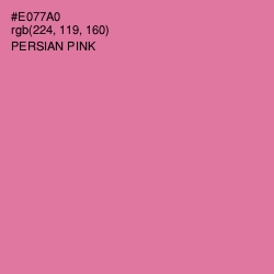 #E077A0 - Persian Pink Color Image