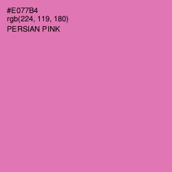 #E077B4 - Persian Pink Color Image