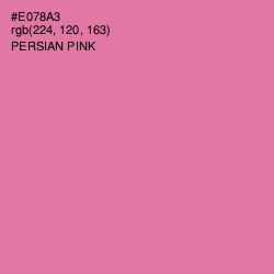 #E078A3 - Persian Pink Color Image