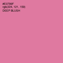 #E0799F - Deep Blush Color Image