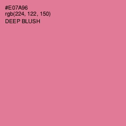 #E07A96 - Deep Blush Color Image