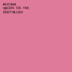 #E07A9A - Deep Blush Color Image