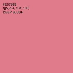 #E07B8B - Deep Blush Color Image