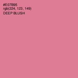 #E07B95 - Deep Blush Color Image