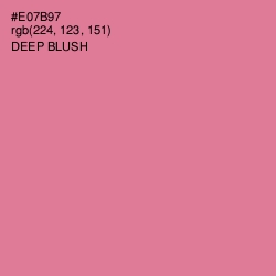 #E07B97 - Deep Blush Color Image