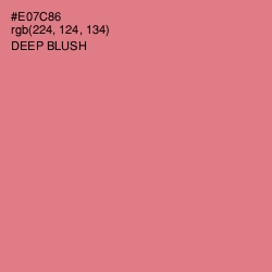 #E07C86 - Deep Blush Color Image