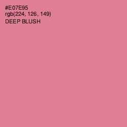 #E07E95 - Deep Blush Color Image