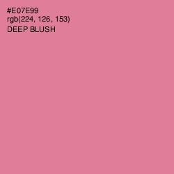 #E07E99 - Deep Blush Color Image