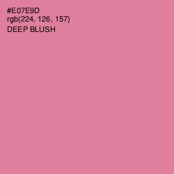 #E07E9D - Deep Blush Color Image