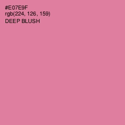 #E07E9F - Deep Blush Color Image