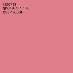 #E07F89 - Deep Blush Color Image