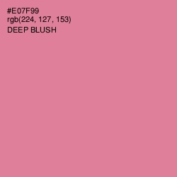 #E07F99 - Deep Blush Color Image