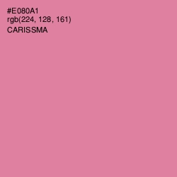 #E080A1 - Carissma Color Image