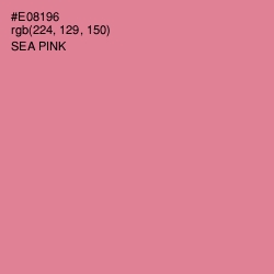 #E08196 - Sea Pink Color Image