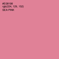 #E08198 - Sea Pink Color Image