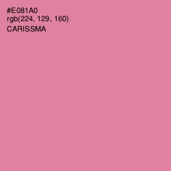 #E081A0 - Carissma Color Image