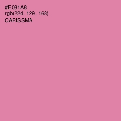 #E081A8 - Carissma Color Image
