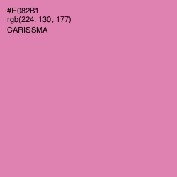 #E082B1 - Carissma Color Image