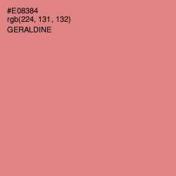 #E08384 - Geraldine Color Image