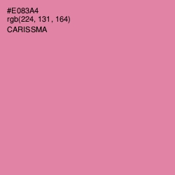 #E083A4 - Carissma Color Image