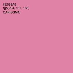 #E083A5 - Carissma Color Image
