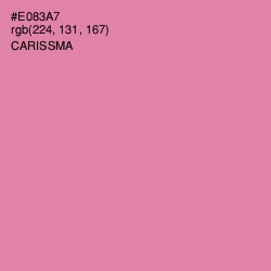 #E083A7 - Carissma Color Image