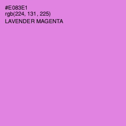 #E083E1 - Lavender Magenta Color Image