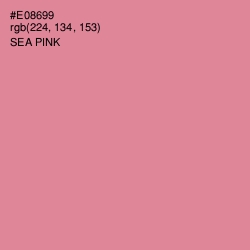#E08699 - Sea Pink Color Image