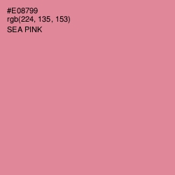 #E08799 - Sea Pink Color Image