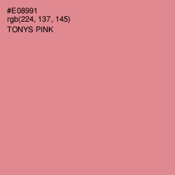 #E08991 - Tonys Pink Color Image