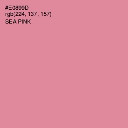 #E0899D - Sea Pink Color Image