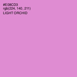 #E08CD3 - Light Orchid Color Image