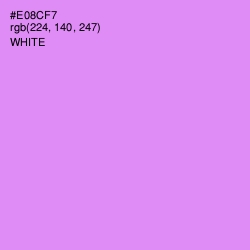 #E08CF7 - Lavender Magenta Color Image