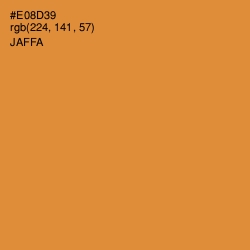 #E08D39 - Jaffa Color Image