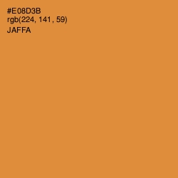 #E08D3B - Jaffa Color Image