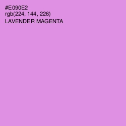 #E090E2 - Lavender Magenta Color Image