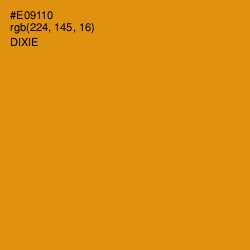 #E09110 - Dixie Color Image