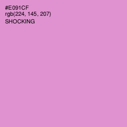 #E091CF - Shocking Color Image