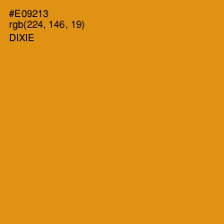 #E09213 - Dixie Color Image