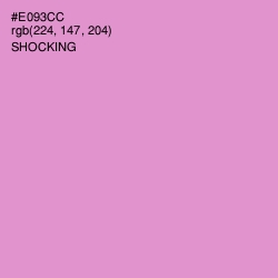 #E093CC - Shocking Color Image