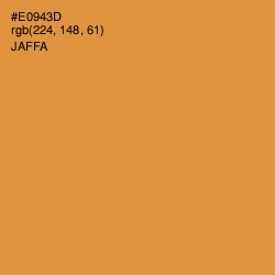 #E0943D - Jaffa Color Image