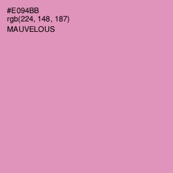 #E094BB - Mauvelous Color Image