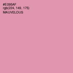 #E095AF - Mauvelous Color Image
