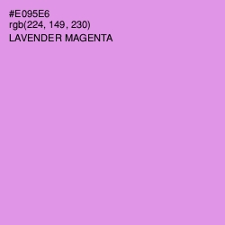 #E095E6 - Lavender Magenta Color Image