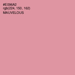 #E096A2 - Mauvelous Color Image