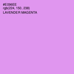 #E096EE - Lavender Magenta Color Image