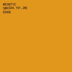 #E0971C - Dixie Color Image