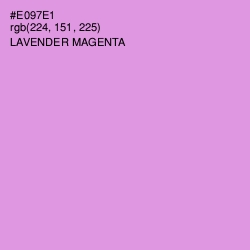 #E097E1 - Lavender Magenta Color Image